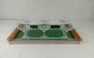 DDR Vintage 6 Likörgläser Eierlikörschalen Mitropa - Konsum Neu - Bild 1 von 2