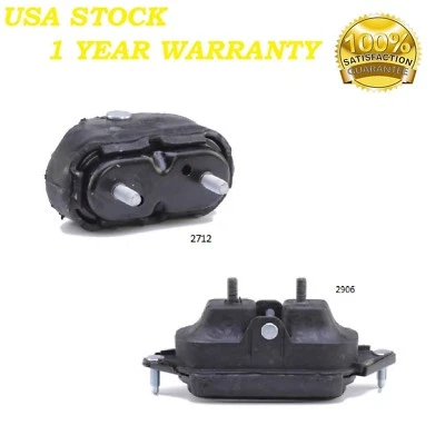 2 件装前右马达和变速器安装 适合 2004 - 2007 庞蒂亚克大奖赛 3.8L — 第 1/4 张图片