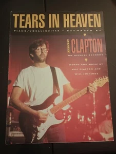 TEARS IN HEAVEN GUITAR TAB SHEET MUSIC For Paino/Vocal/Guitar By Hal Leonard - Picture 1 of 4
