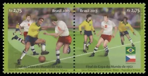 Brasilien 2013 - Mi-Nr. 4095-4096 ** - MNH - WM Fußball Finale 1962 - Bild 1 von 1