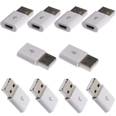 10PCS USB2.0 Male to Micro USB Female Adapter Converter For Android Tablet Phone - Image 1 of 4