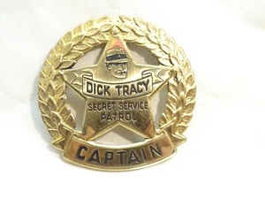 Original 1938 Dick Tracy Secret Service Patrol Captain Pin Cereal Premium - Picture 1 of 12