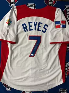 Jose Reyes Autographed Dominican Republic 2013 WBC CUSTOM Jersey (JSA) - Picture 1 of 1