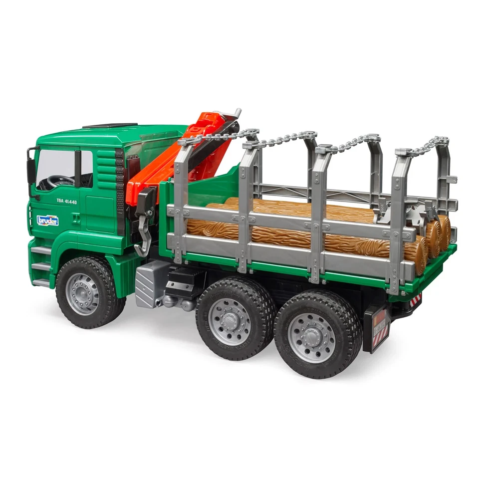 Camion giocattolo in plastica Trasporto legna uomo Facile Maneggiare - Immagine 1 di 4