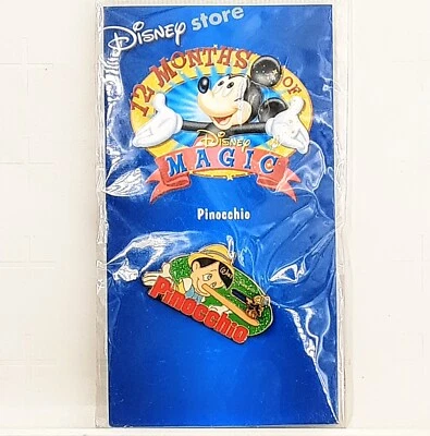 Disney 12 Months Of Magic Pinocchio Pin 2002 NIP - Image 1 of 3