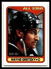 1990 O-Pee-Chee OPC Wayne Gretzky HOF All-Star #199 Kings Centered Mint