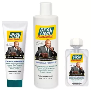 Real Time Pain Relief - George Foreman Knockout Formula - Picture 1 of 11