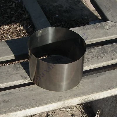 Titanium alcohol stove windscreen plate ring windproof outdoor picnic 12x60 - Image 1 of 4