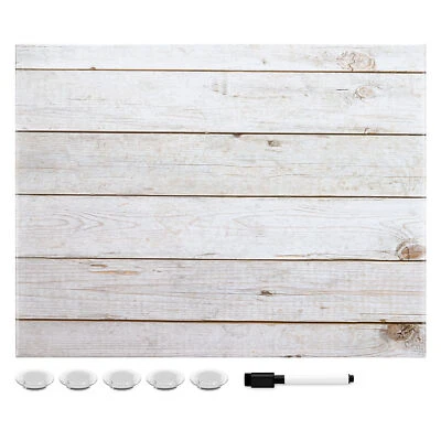 Magnettafel Magnetpinnwand Memoboard 33x43cm Notiztafel abwaschbar Holz Design - Bild 1 von 4