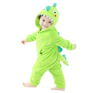 Boys & Girls' Soft One Piece Animal Pajamas for Kids - Picture 1 of 12