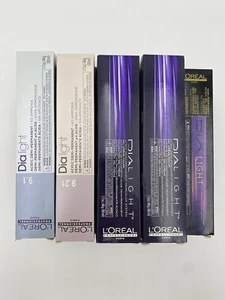 Loreal DIALIGHT Professional Acidic Demi-Permanent Gel Creme Hair Color 1.7 oz: - Picture 1 of 8