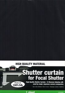 Japan Hobby Tool Replacement Camera Shutter Curtain for Focal Shutters 100% Silk