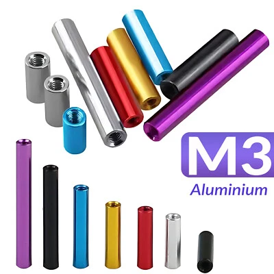 M3 Aluminum DistanzhÜlsen Gewinde Distanzbolzen Abstandshalter AbstandshÜlsen - Bild 1 von 4