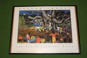 Jonathan Green Gullah Images McKissick Museum 1996 SIGNED Print Collectors L@@K - Picture 1 of 3