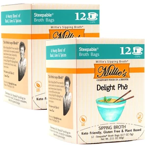 Millie’S Sipping Broth - Vegetable Broth -Natural-Gluten Free-Keto Friendly Deli - Picture 1 of 12