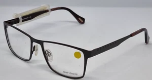 Nuevo Davidoff Moda Gafas Marco Óptico Pistola Logotipo 93050 Gafas Precio de venta sugerido por el fabricante £110 - Imagen 1 de 17