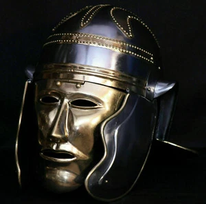 Máscara facial Arnold Conan el destructor casco película utilería armadura guerrero reproducción - Imagen 1 de 6