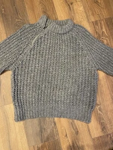 Ladies Grey Jumper Size S Mango - Picture 1 of 4