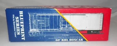 HO Trains Blueprint Series 50' 1807 Garx/N & W Box Car #51429 Kit - Image 1 of 3