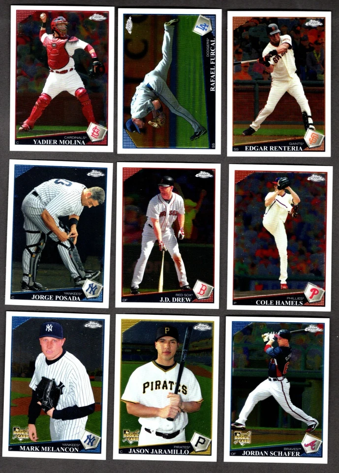 2009 TOPPS CHROME MLB ( ROOKIE RC's, STARS ) - WHO DO YOU NEED!! - Image 1 of 1