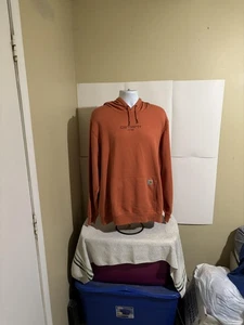 Carhartt Hoodie Mens XL Rust Orange Force Relaxed Fit EST 1889 Graphic 105569 - Picture 1 of 14