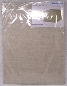 THE CONTAINER STORE Large Linen Box (NEW) - Picture 1 of 5