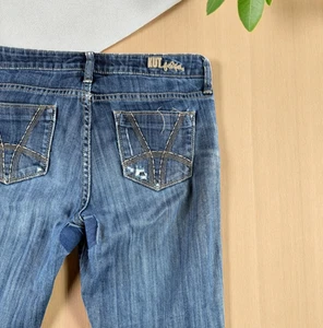Kut from the Kloth Jeans Women 8 Kelsey Mid Rise Ankle Flare Distressed *Patch - Picture 1 of 13