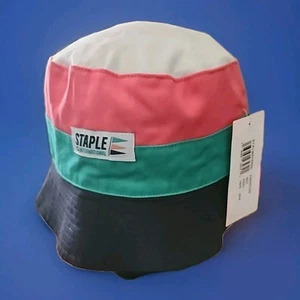 NWT L / XL Jeff Staple Reversible Hat MSRP $34. Solid Side/Stripe Side See PHOTO - Picture 1 of 6