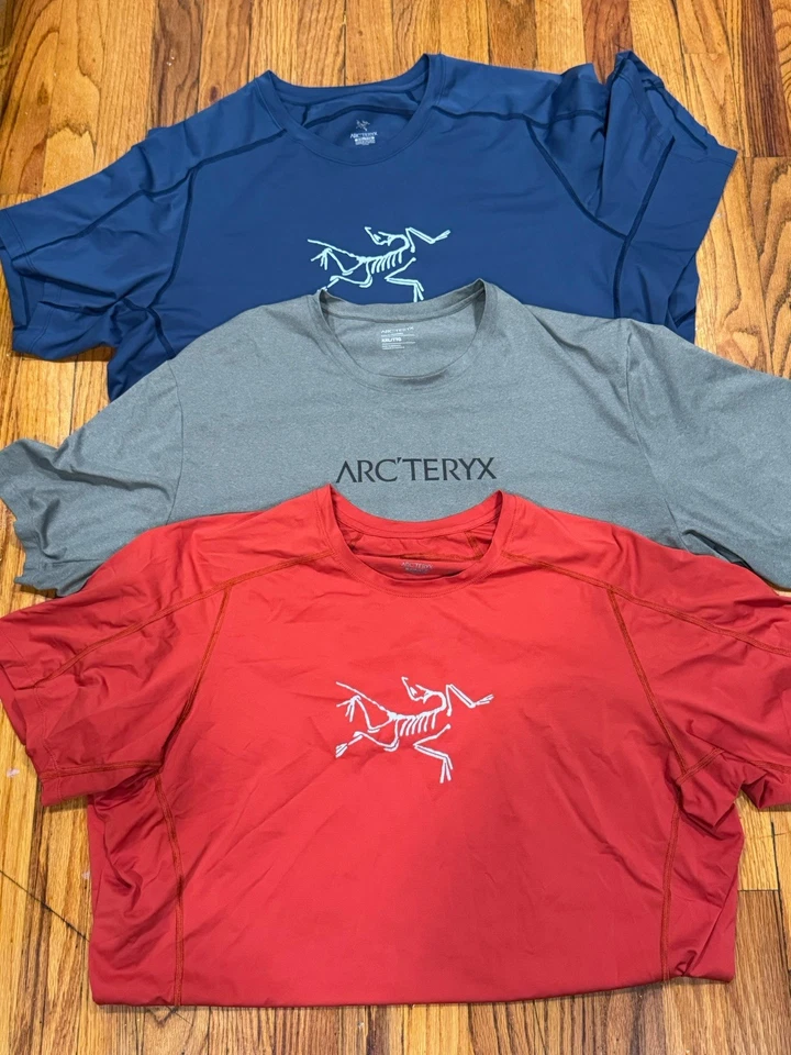 Lote 3 camisetas manga corta ARC’TERYX para hombre 2XL ** Ver última foto** Foto 1 de 4