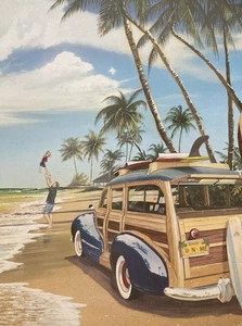 Vintage Scott Westmoreland Licensed Hawaiian U-N-Me Metal Wall Sign Retro USA - Picture 1 of 1