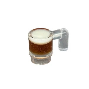 Ale mug with dual layered resin - Lego miniature Minifigure scale ale mug - Picture 1 of 2