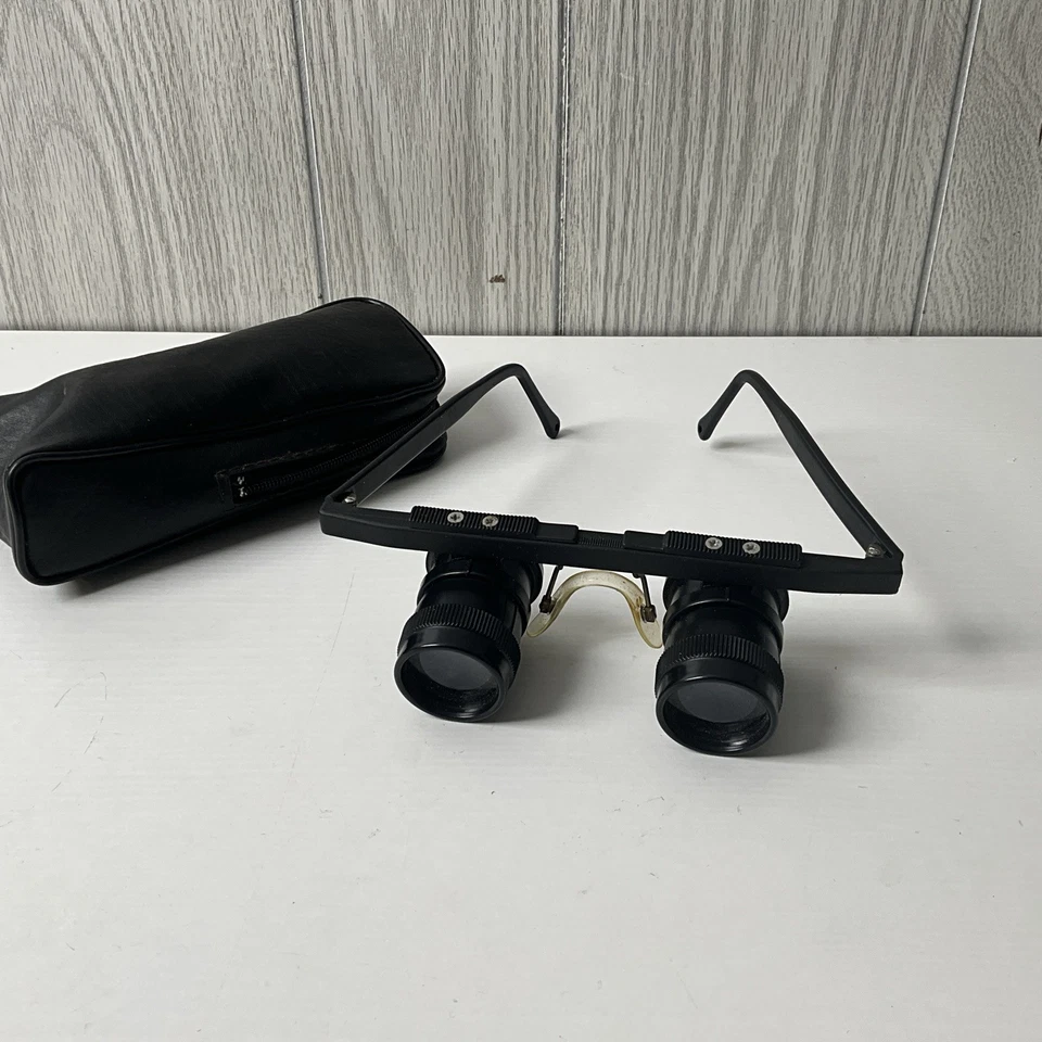 Eschenbach Tele 3x Distancia Binocular Sistema Lupa Lupas Alemania con Estuche Foto 1 de 4