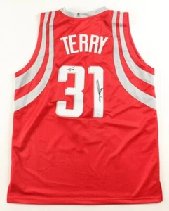 Jason Terry Signed Houston Rockets Jersey Inscribed "Jet" (JSA COA) Point Guard - Picture 1 of 6
