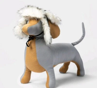 Botas y Barkley Imitación Piel Perro Trampero Sombrero S/M Ropa para Mascotas NUEVO Foto 1 de 4