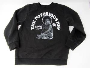 5T The Notorious BIG Biggie Smalls Black Sweatshirt Rap Hip Hop Music Toddler - Picture 1 of 4