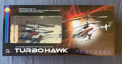 Turbohawk Protocol RC Helicoptor Red and Black 14+ New in Box - Image 1 of 2