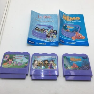 Used Vtech Lil Bratz Nemo And Dora game cartridges - Picture 1 of 6