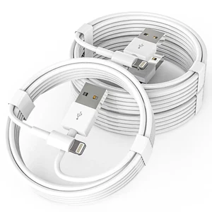 3pcs FAST Charger For iPhone Cable USB 8pin Data Lead 14 13 12 11 Pro 6 7 8 X XR - Picture 1 of 14