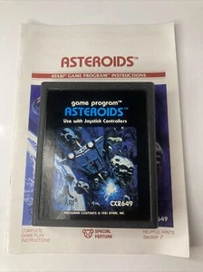 Asteroids - Atari 2600 - Cartridge + Manual Very Good Condition - Tested Works!! - Picture 1 of 5