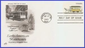 USA5 #2061 U/A ARTCRAFT FDC   Street Cars "Bobtail" Horsecar - Picture 1 of 1