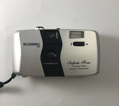Vintage Bell & Howell Infinite Focus 35mm Panorama Fixed Camera 250NP used VB6 - Image 1 of 4