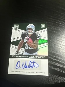 2016 Donruss Elite - Turn of the Century Autographs Green #TCA-DW DeAndre... - Picture 1 of 2