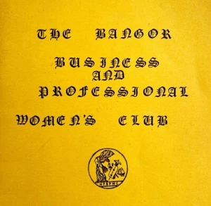 Bangor Business And Professional Women's Club Cookbook 1977 1st Edition PB E14 - Picture 1 of 4