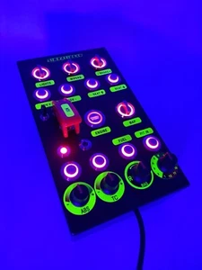 PC USB Box 30 functions backlit red with Neon labels sheet for sim racing - Picture 1 of 9