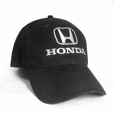 Honda черный матовый хлопок Flex шляпа - L/XL - Изображение 1 из 3