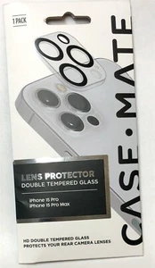 Case-Mate - Protection d'objectif pour Apple iPhone 15 Pro et 15 Pro Max - Transparente - Photo 1 sur 1