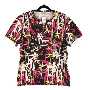 NWT INC Men Graffiti Streetwear T-shirt MEDIUM Multicolor Knit Cotton Blend - Picture 1 of 9