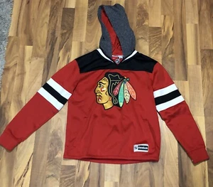 Reebok Face Off Collection Chicago Blackhawks NHL Pullover Hoodie Jugend XL - Bild 1 von 8