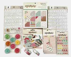 My Mind's Eye  [HOORAY!]   6x6 Paper Pad & Embellishments  [Save 50%]  Set c - Picture 1 of 9