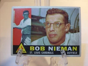 1960 Topps Baseball #149 - Bob Nieman - St. Louis Cardinals 60-003 - Imagen 1 de 2